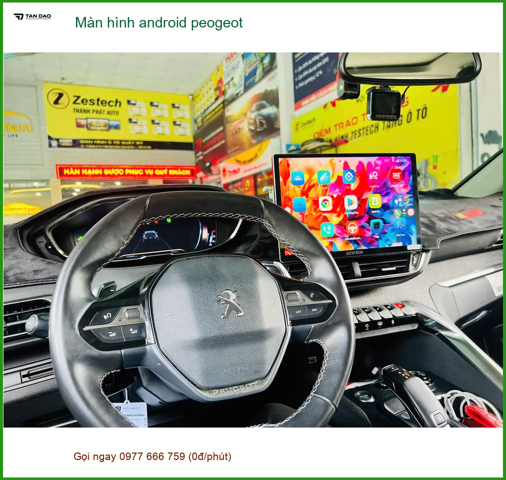 Anh Minh nâng cấp màn hình Android Peugeot 3008 tại Quận Tân Bình để nâng tầm tiện ích ảnh thực tế 4