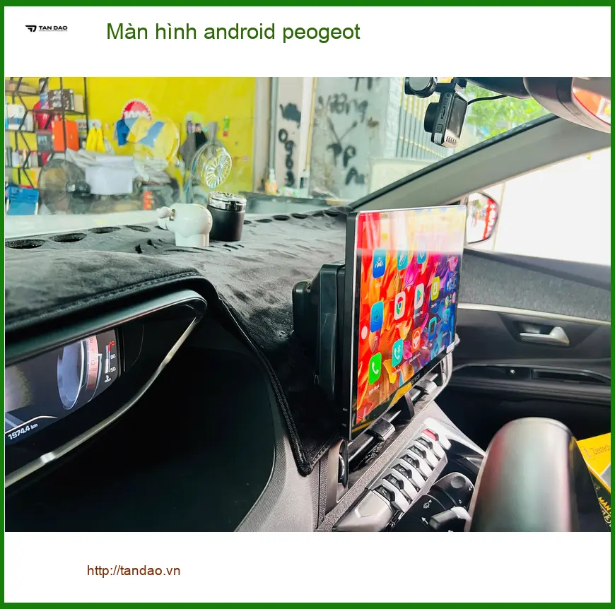 Anh Minh Khang lắp màn hình Android Peugeot 5008 tại Quận Gò Vấp để nâng tầm trải nghiệm lái ảnh thực tế 2
