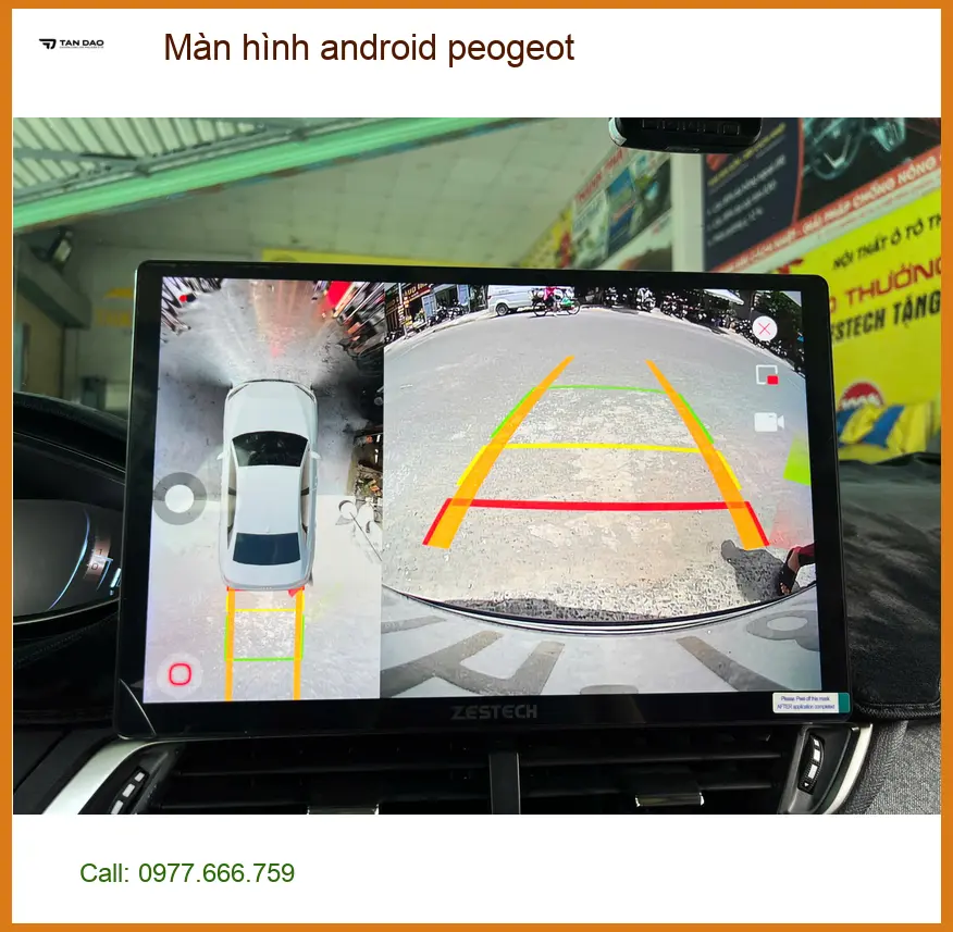 Anh Minh Khang lắp màn hình Android Peugeot 5008 tại Quận Gò Vấp để nâng tầm trải nghiệm lái ảnh thực tế 4