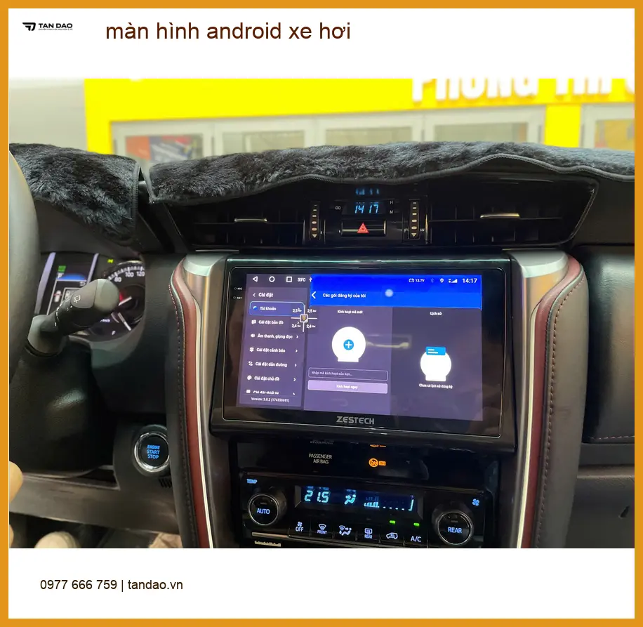 Anh Khang nâng cấp màn hình android xe hơi cho Hyundai Accent ở Cần Giờ ảnh thực tế 2