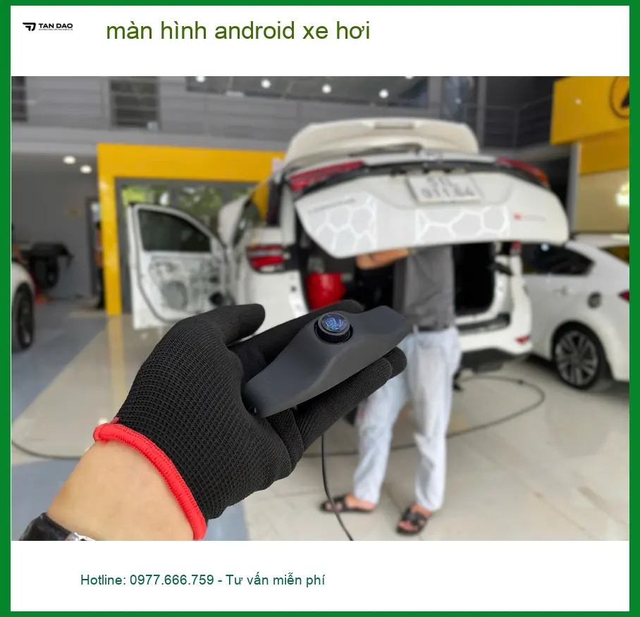 Anh Khang nâng cấp màn hình android xe hơi cho Hyundai Accent ở Cần Giờ ảnh thực tế 3