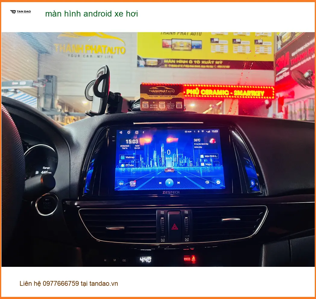 Anh Minh Khoa lắp màn hình android xe hơi Mazda CX-5 Quận 6 giá tốt ảnh thực tế 3