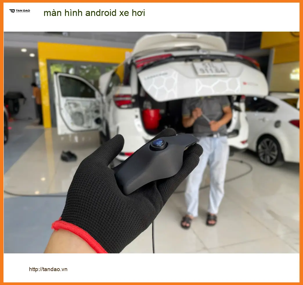 Anh Khang nâng cấp màn hình android xe hơi cho Hyundai Accent ở Cần Giờ ảnh thực tế 5