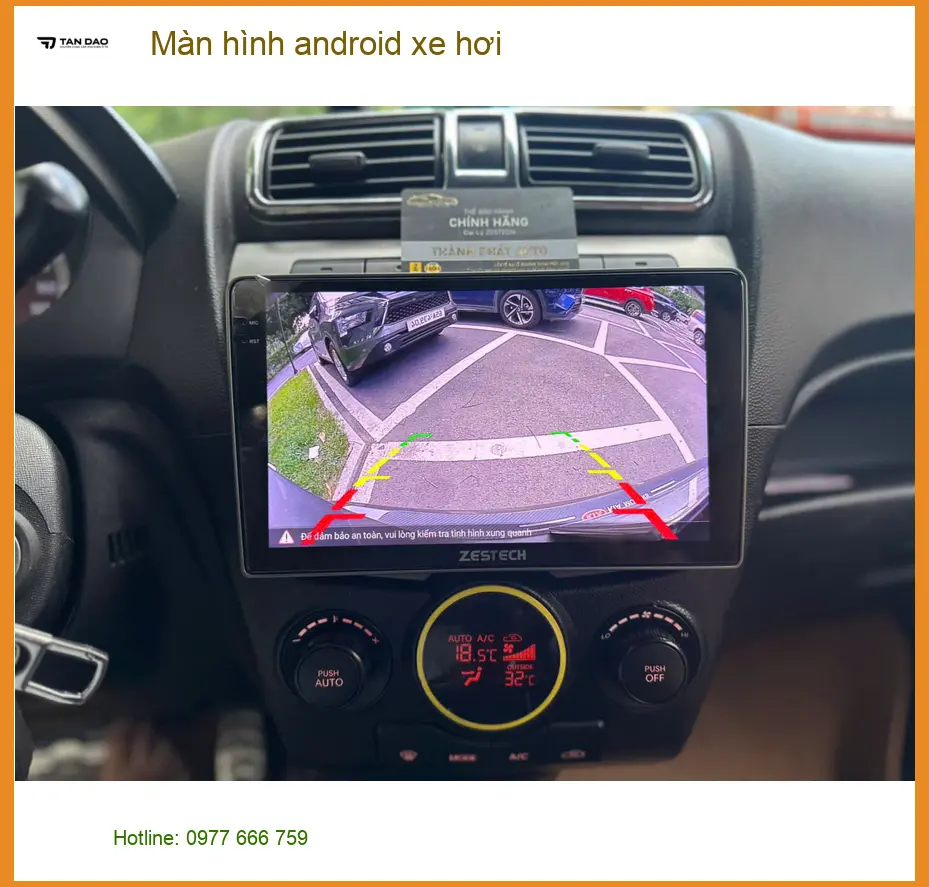 Anh Minh lắp màn hình android xe hơi Toyota Vios tại Quận Tân Bình ảnh thực tế 3
