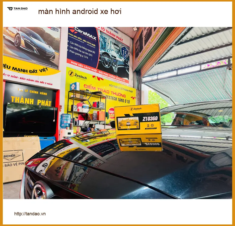 Anh Khải lắp màn hình Android xe hơi Hyundai Accent tại Bình Chánh ảnh thực tế 2