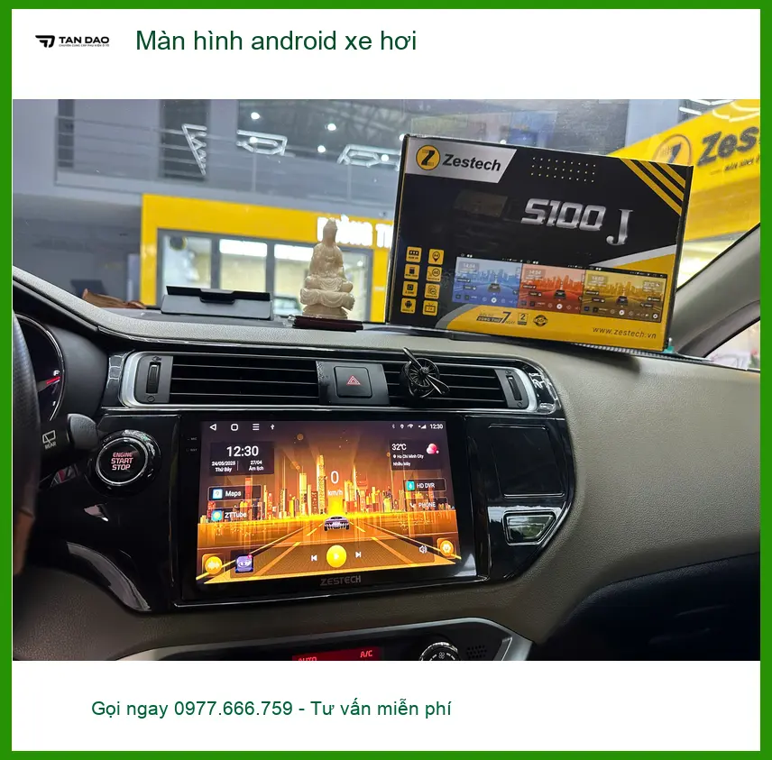 Anh Dũng lắp màn hình android xe hơi Honda CRV tại Quận 7 uy tín, giá tốt ảnh thực tế 2