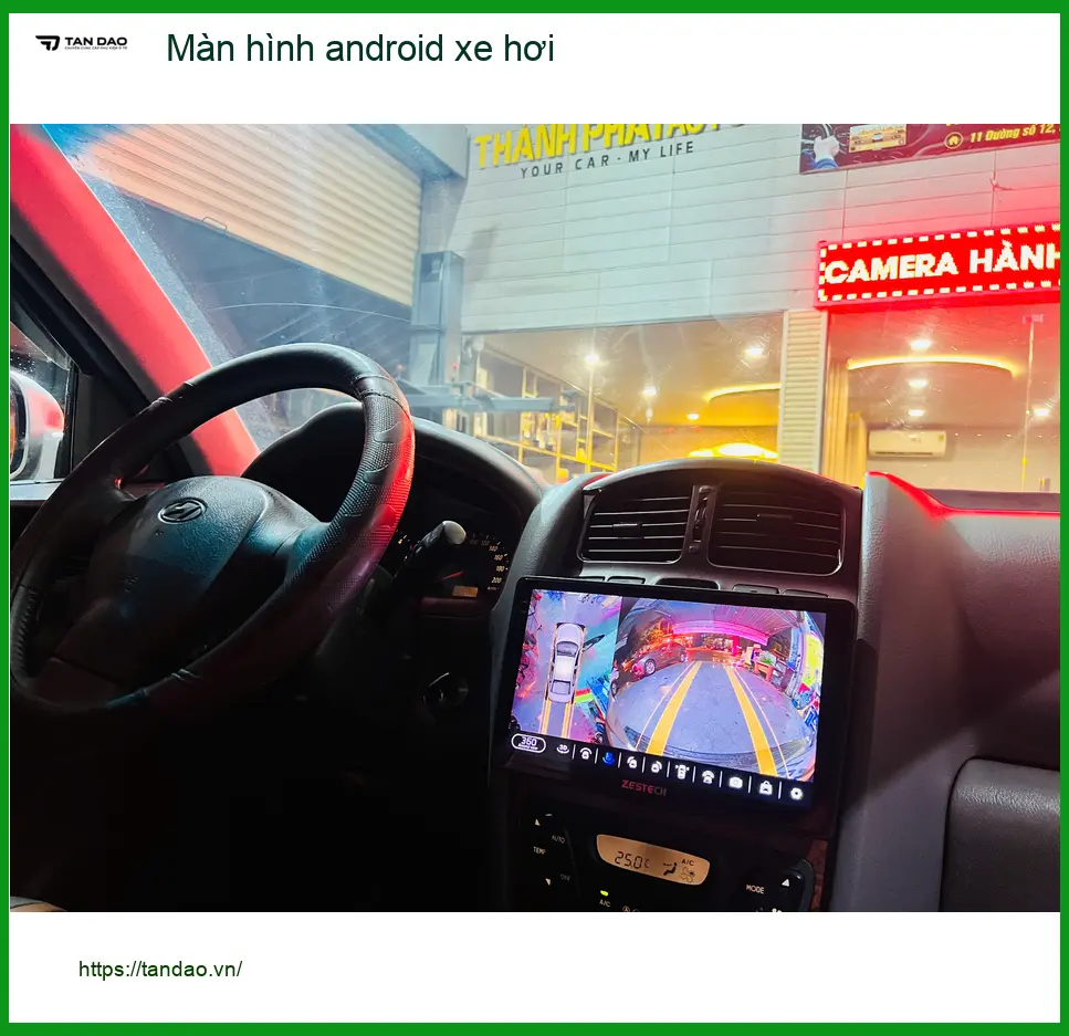 Anh Quang lắp màn hình android xe hơi Hyundai Accent tại Quận 11 tiện ích ảnh thực tế 3