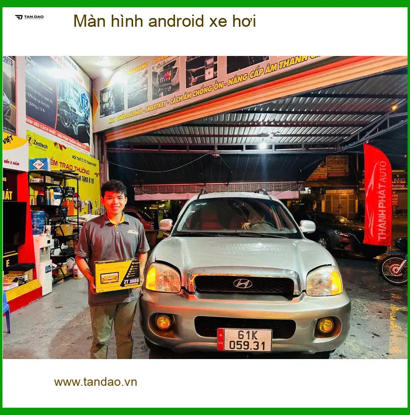 Cô Hà lắp màn hình Android xe hơi Mazda 6 tại Thủ Đức cho tiện ích ảnh thực tế 3