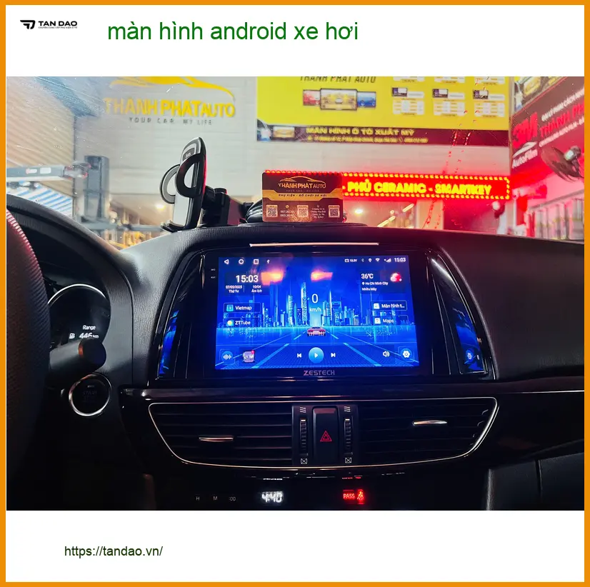 Anh Khải lắp màn hình Android xe hơi Hyundai Accent tại Bình Chánh ảnh thực tế 4