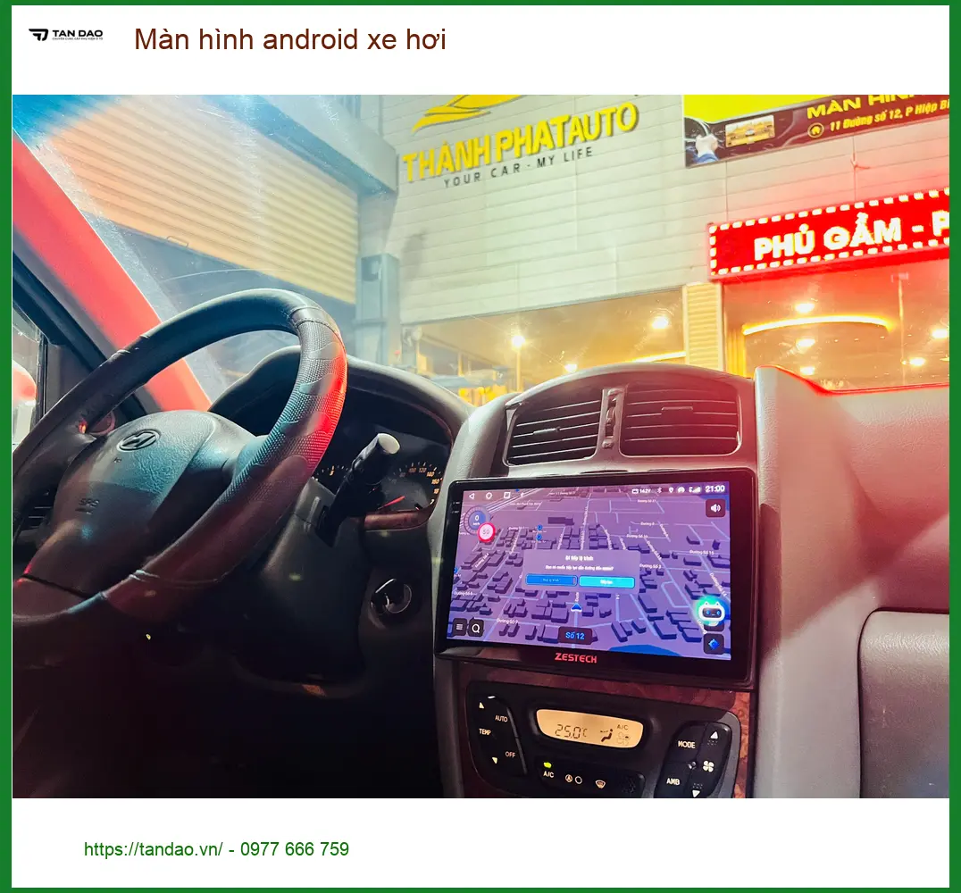 Anh Quang lắp màn hình android xe hơi Hyundai Accent tại Quận 11 tiện ích ảnh thực tế 5