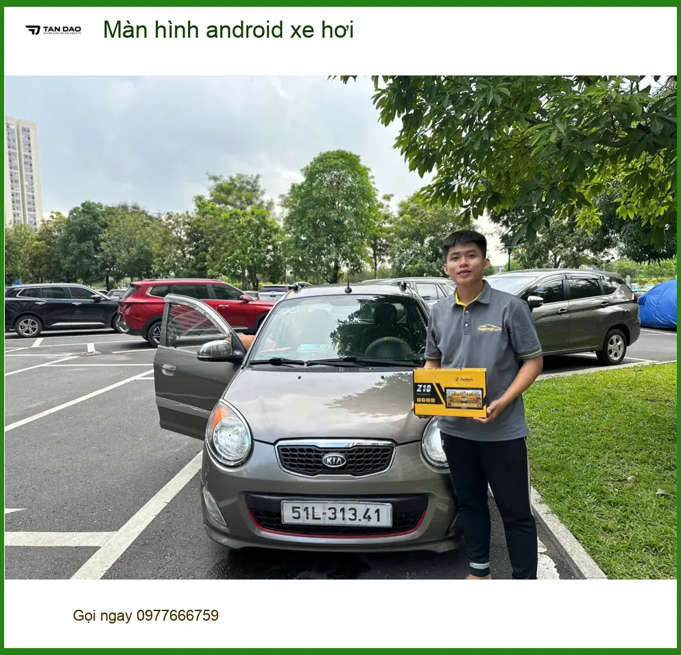 Chị Thanh nâng cấp màn hình android xe hơi Ford Ecosport ở Quận 8 ảnh thực tế 2