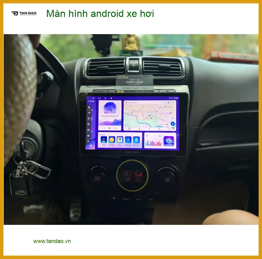Chị Thanh nâng cấp màn hình android xe hơi Ford Ecosport ở Quận 8 ảnh thực tế 3