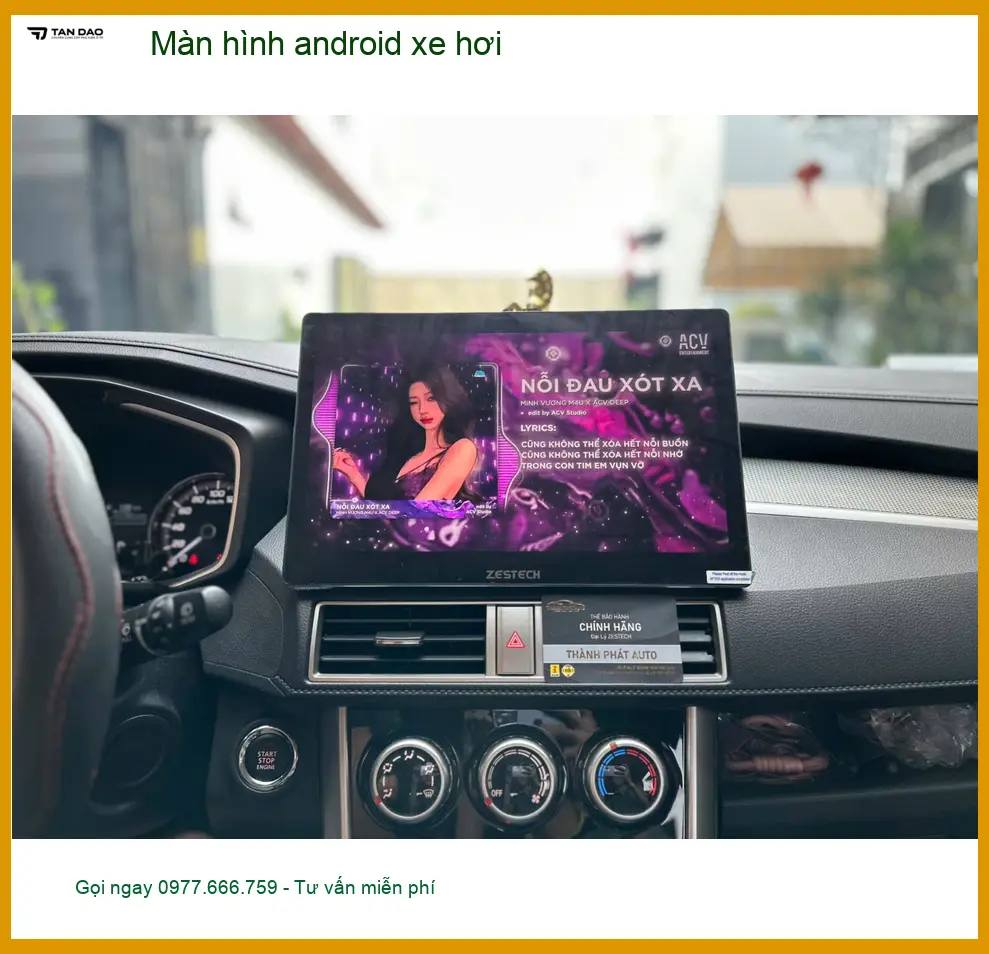 Anh Tùng lắp màn hình android xe hơi tại Thủ Đức cho Toyota Camry ảnh thực tế 5