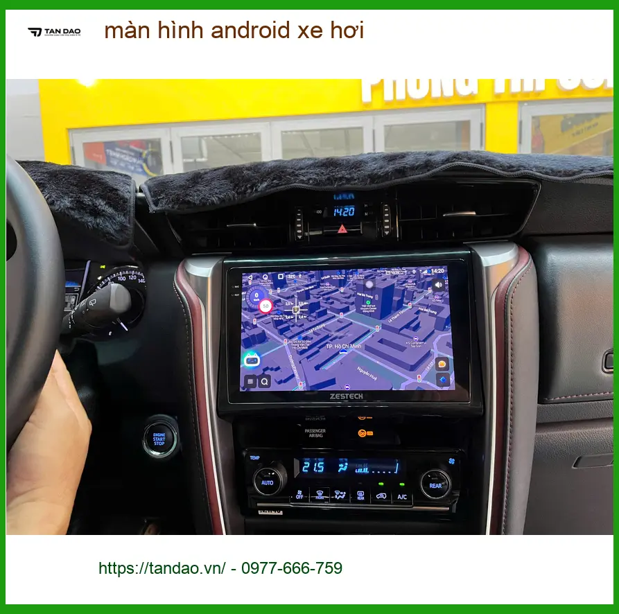 Chị Bích nâng cấp màn hình android xe hơi cho Mitsubishi Xpander Cross ở Hóc Môn