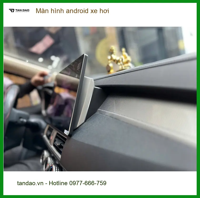 Bác Cường lắp màn hình android xe hơi cho Kia Sorento tại Quận 2 để giải trí khi đi đường dài ảnh thực tế 3