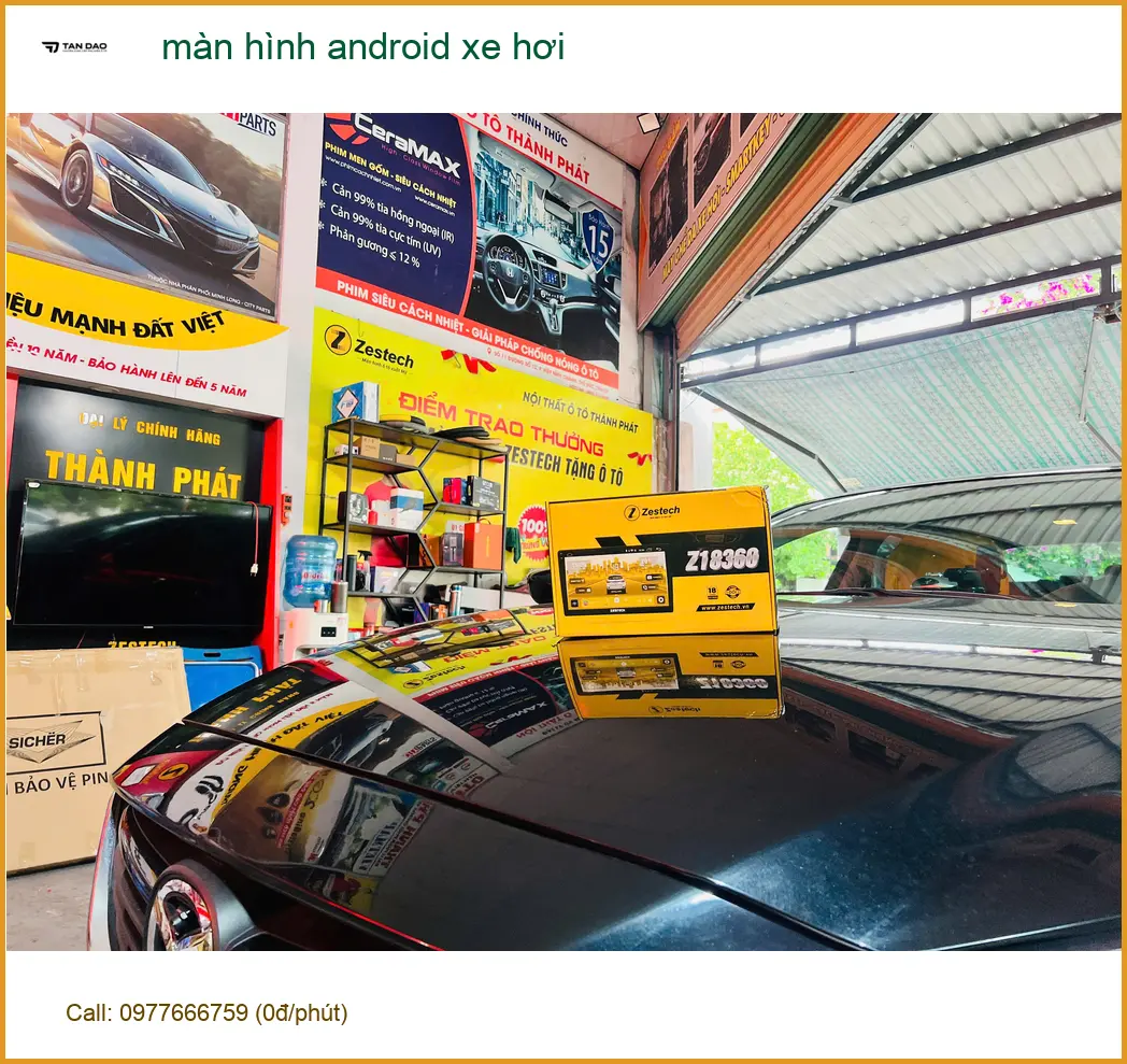 Chị Loan lắp màn hình Android xe hơi cho Hyundai Santa Fe tại Quận 2 để nâng tầm trải nghiệm