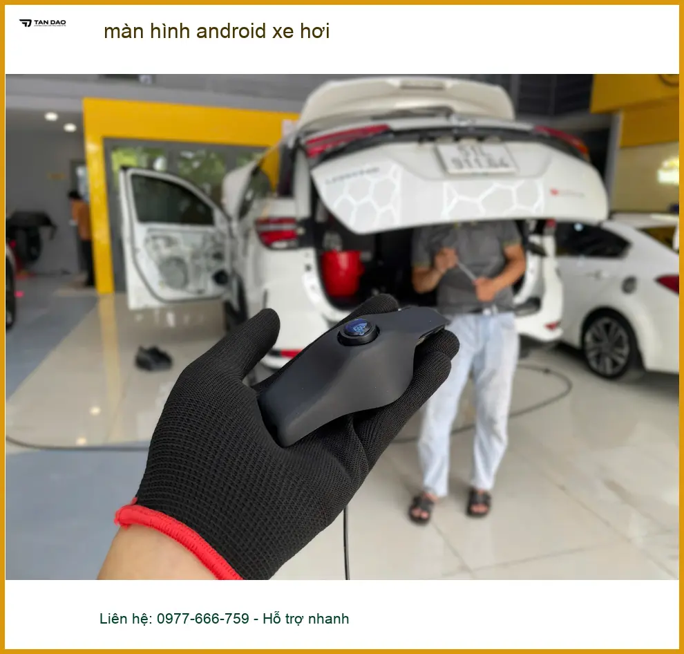 Anh Khang lắp màn hình android xe hơi VinFast Lux A tại Quận Thủ Đức ảnh thực tế 3
