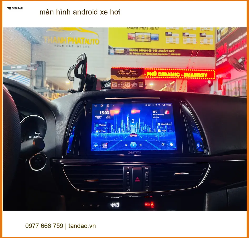 Anh Khải lắp màn hình Android xe hơi cho Honda CRV tại Quận 9 ảnh thực tế 5