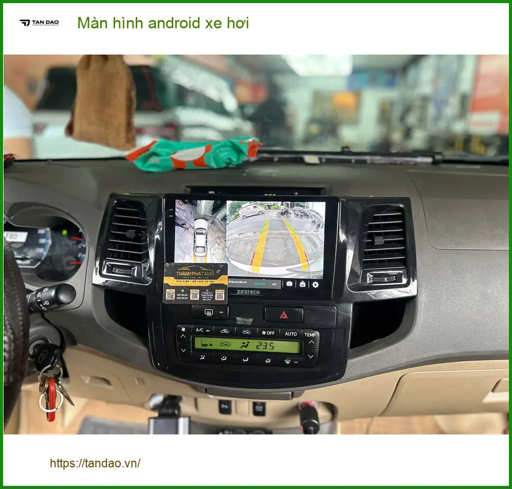 Chú Vinh lắp màn hình android xe hơi cho Toyota Vios tại Quận Bình Thạnh ảnh thực tế 3