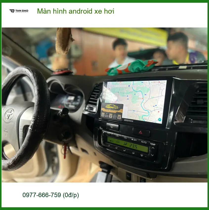 Chú Vinh lắp màn hình android xe hơi cho Toyota Vios tại Quận Bình Thạnh ảnh thực tế 5