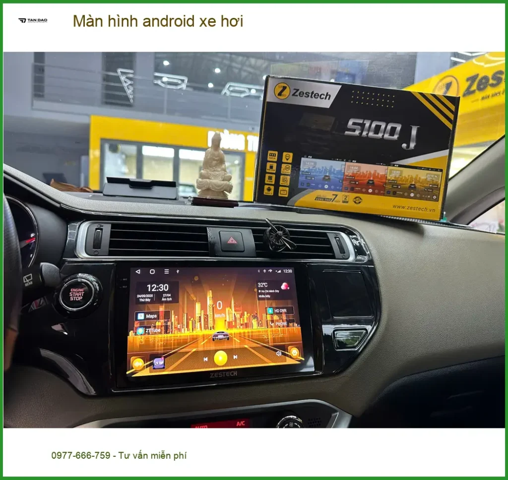 Anh Dũng lắp màn hình android xe hơi Toyota Corolla Cross tại Quận Tân Phú để nâng tầm tiện ích
