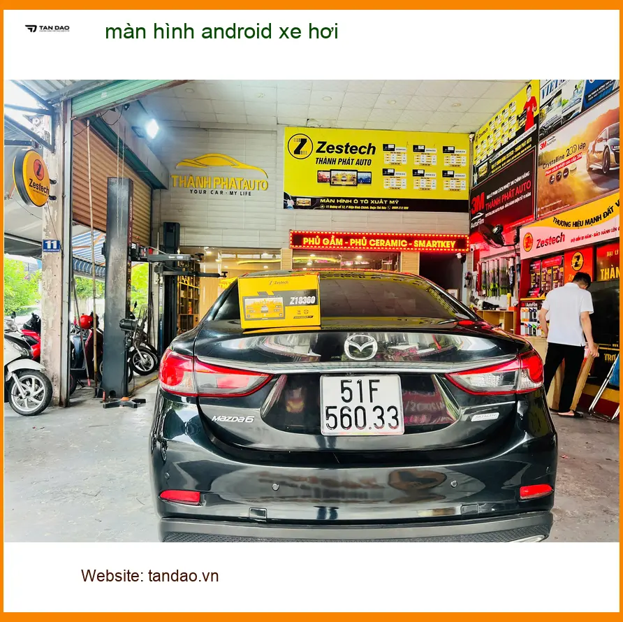 Anh Khải lắp màn hình Android xe hơi Lux A2.0 tại Quận Thủ Đức