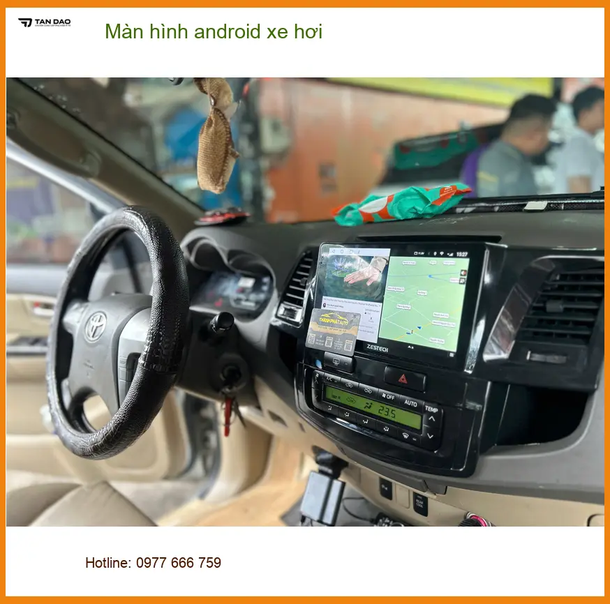 Anh Tùng nâng cấp màn hình Android xe Hyundai Accent tại Hóc Môn ảnh thực tế 2