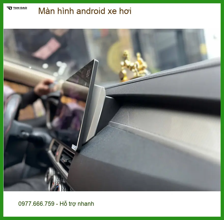 Chị Thùy Linh lắp màn hình android xe hơi Hyundai Accent tại Hóc Môn để nâng cấp giải trí ảnh thực tế 3