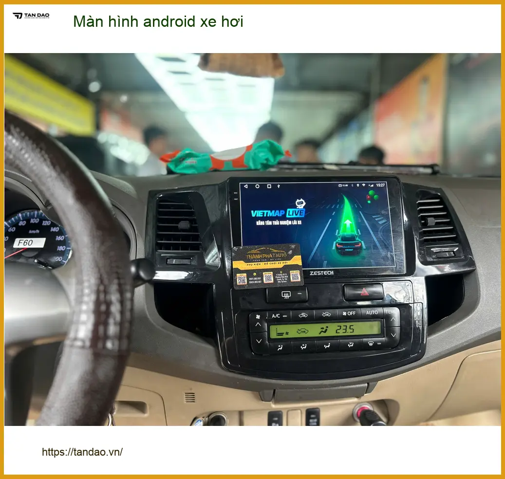 Anh Tùng nâng cấp màn hình Android xe Hyundai Accent tại Hóc Môn ảnh thực tế 4