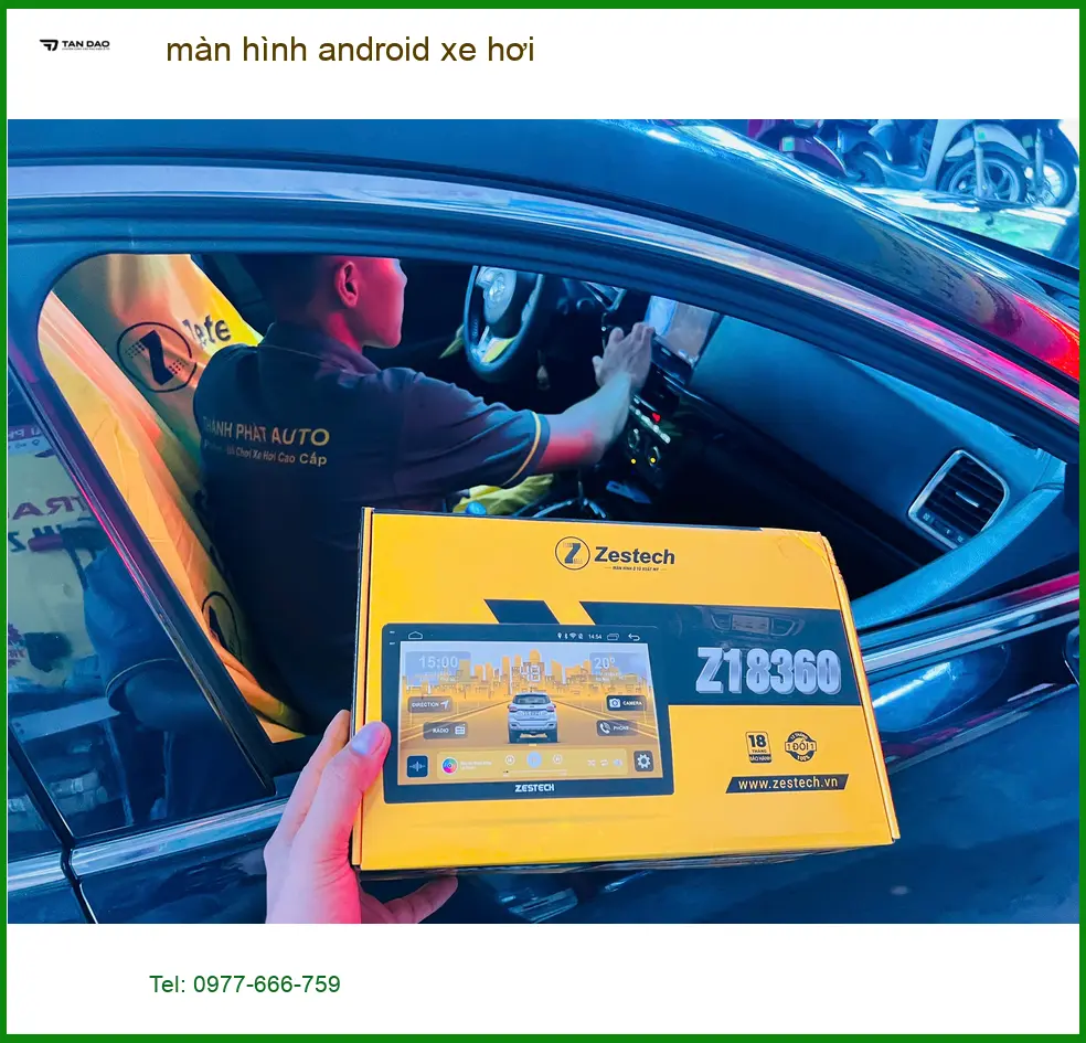 Anh Khải lắp màn hình Android xe hơi Lux A2.0 tại Quận Thủ Đức ảnh thực tế 5