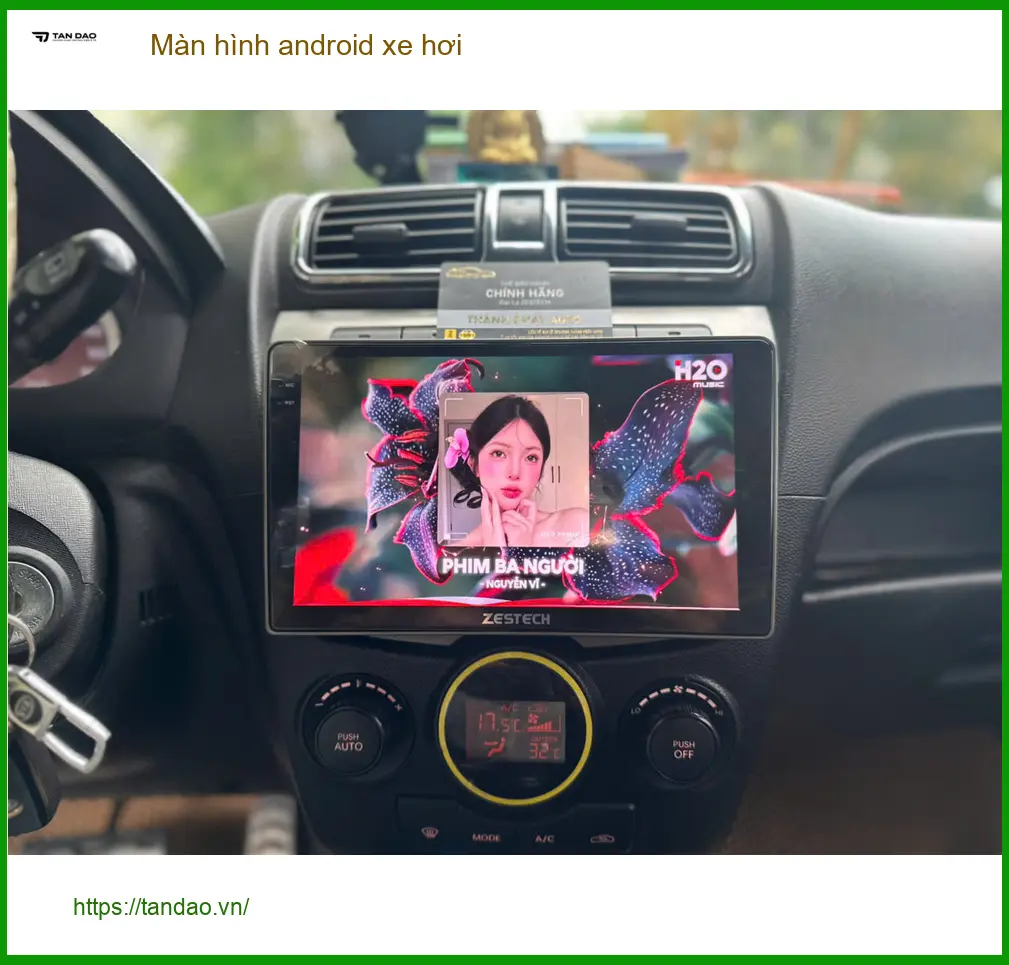 Anh Kiên lắp màn hình android xe hơi Hyundai Elantra tại Quận 12 để tiện đường đi làm
