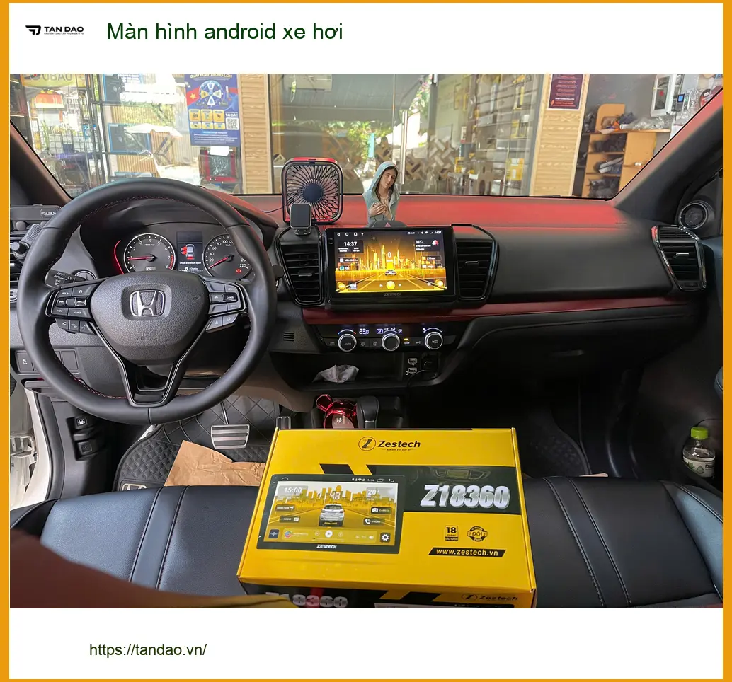 Anh Minh Khôi nâng cấp màn hình Android xe hơi Hyundai Accent tại Hóc Môn ảnh thực tế 2