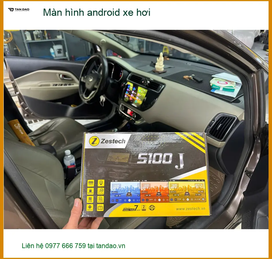 Anh Cường nâng cấp màn hình android xe hơi Hyundai Accent tại Quận 8 ảnh thực tế 4
