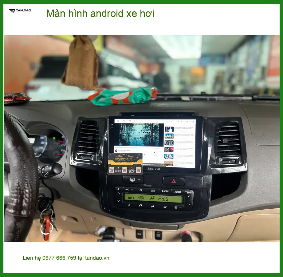 Anh Quý lắp màn hình android xe hơi Hyundai Accent tại Quận 5 ảnh thực tế 4