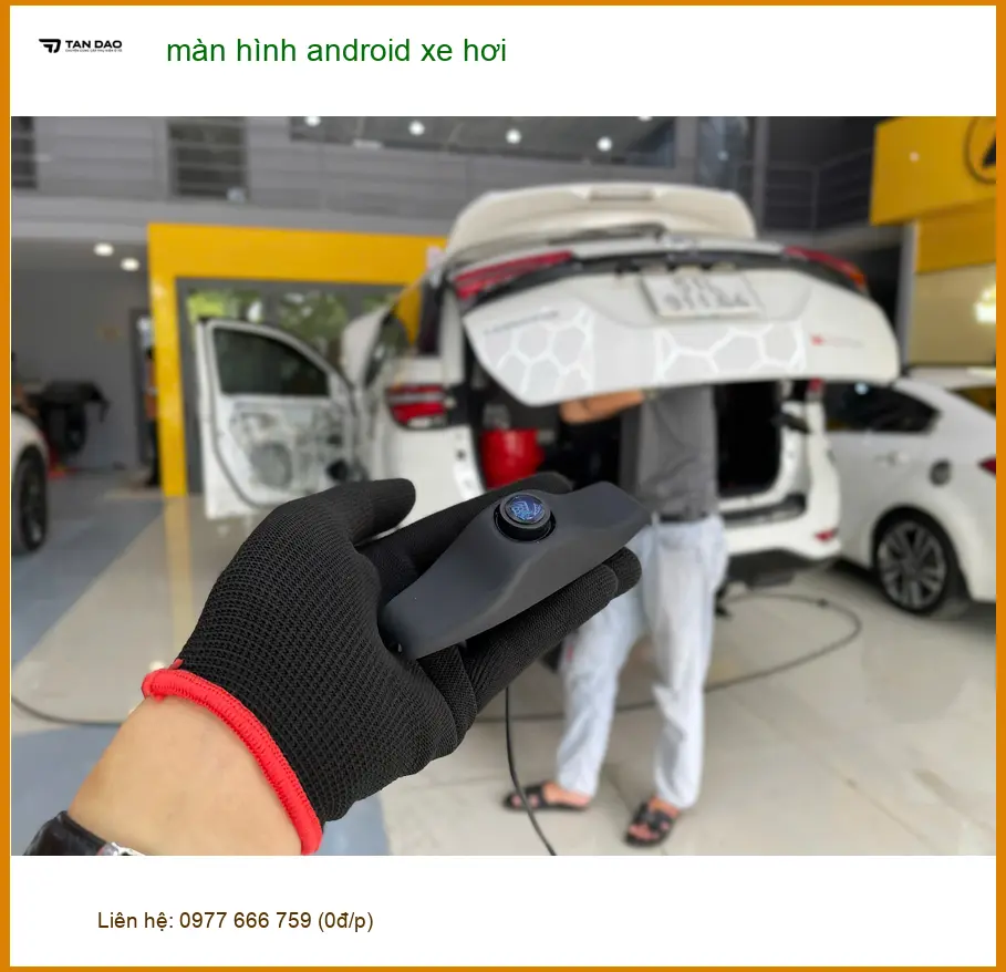 Anh Kiên gắn màn hình Android xe hơi cho Hyundai Accent ở Quận 8
