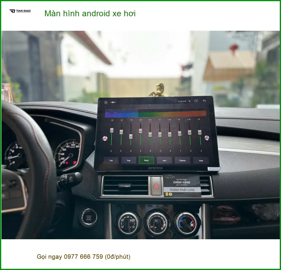 Anh Quân lắp màn hình Android xe hơi Toyota Fortuner ở Nhà Bè ảnh thực tế 3