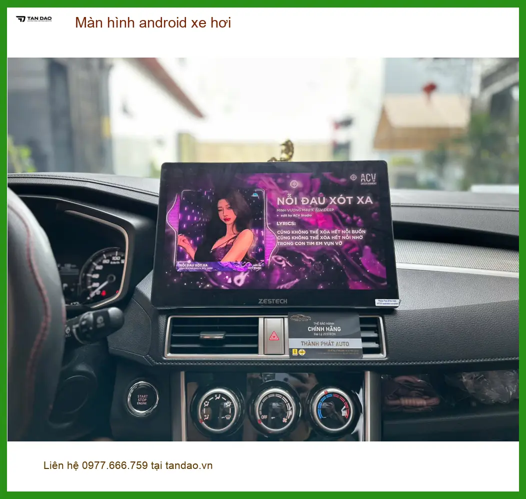 Anh Quân lắp màn hình Android xe hơi Toyota Fortuner ở Nhà Bè ảnh thực tế 5