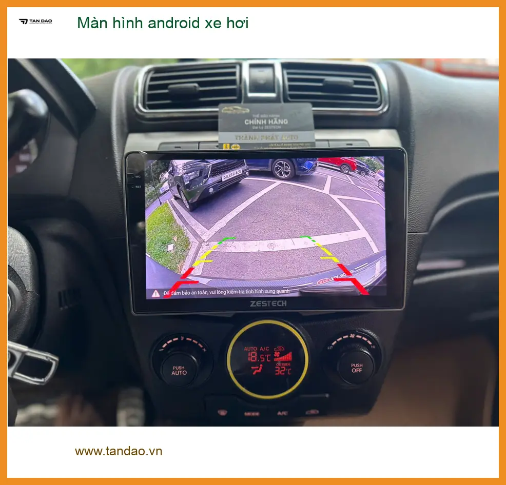 Anh Tú lắp màn hình Android cho Mitsubishi Outlander tại Cần Giờ ảnh thực tế 2