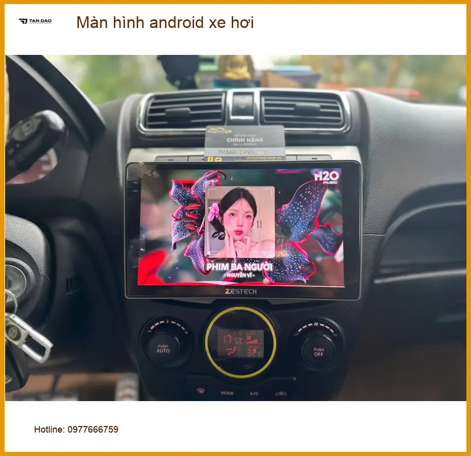 Anh Tú lắp màn hình Android cho Mitsubishi Outlander tại Cần Giờ ảnh thực tế 3