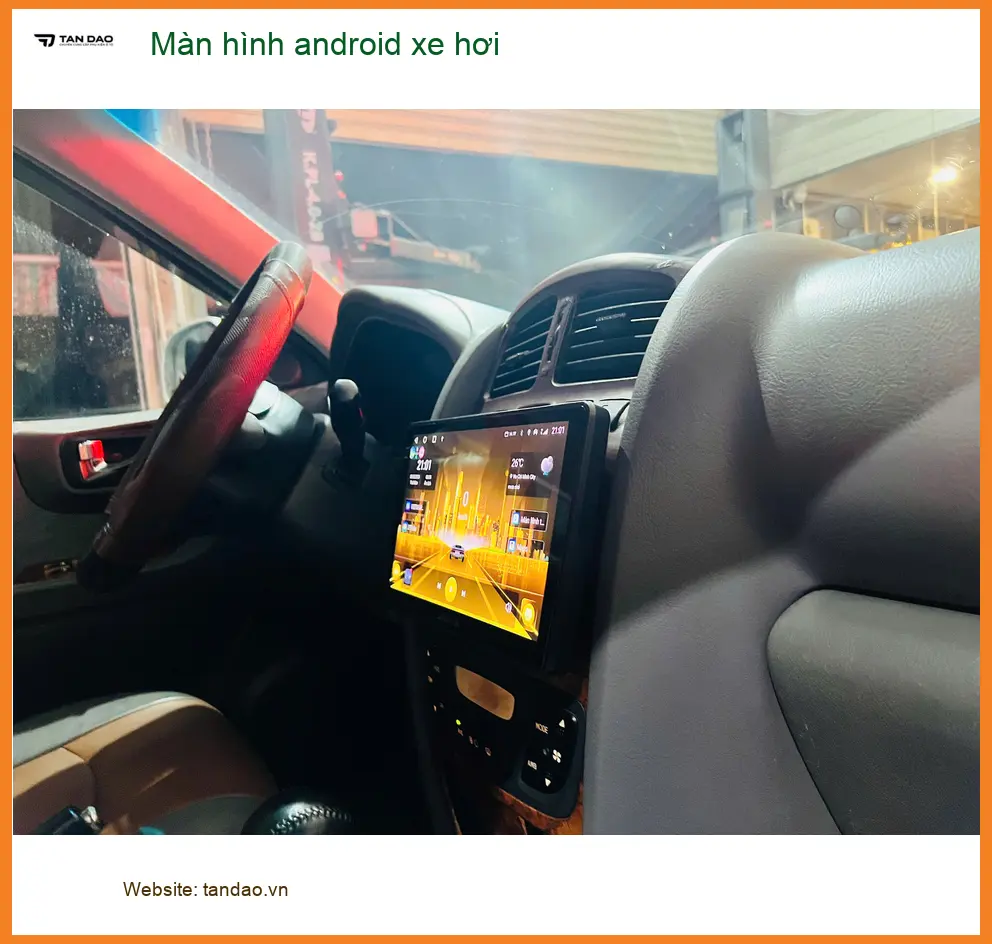 Anh Khải lắp màn hình Android ô tô Mitsubishi Attrage tại Nhà Bè tiện ích ảnh thực tế 2