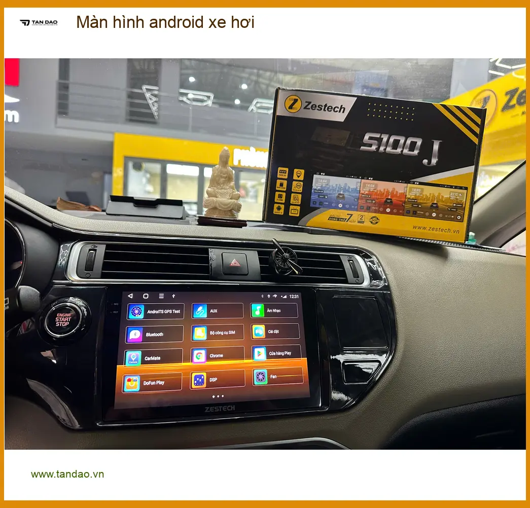 Anh Khải lắp màn hình android xe hơi Hyundai Accent tại Quận 10 ảnh thực tế 3