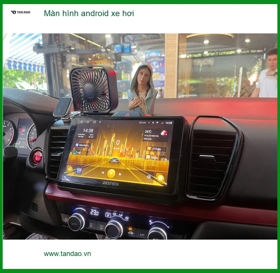 Chú Cường lắp màn hình android xe hơi cho Kia Sorento tại Gò Vấp ảnh thực tế 2