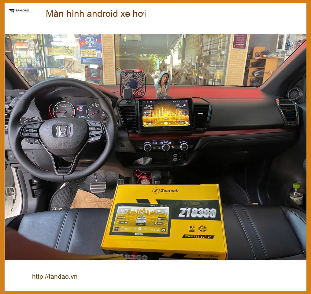 Anh Thành lắp màn hình android Hyundai Accent tại Củ Chi vì màn zin cũ ảnh thực tế 4