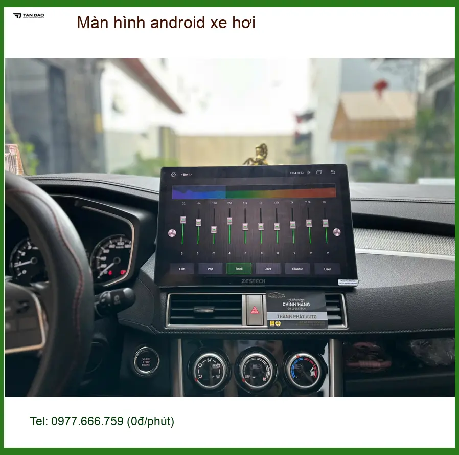 Anh Đạt lắp màn hình Android cho Toyota Vios ở Bình Chánh cần giải trí ảnh thực tế 5