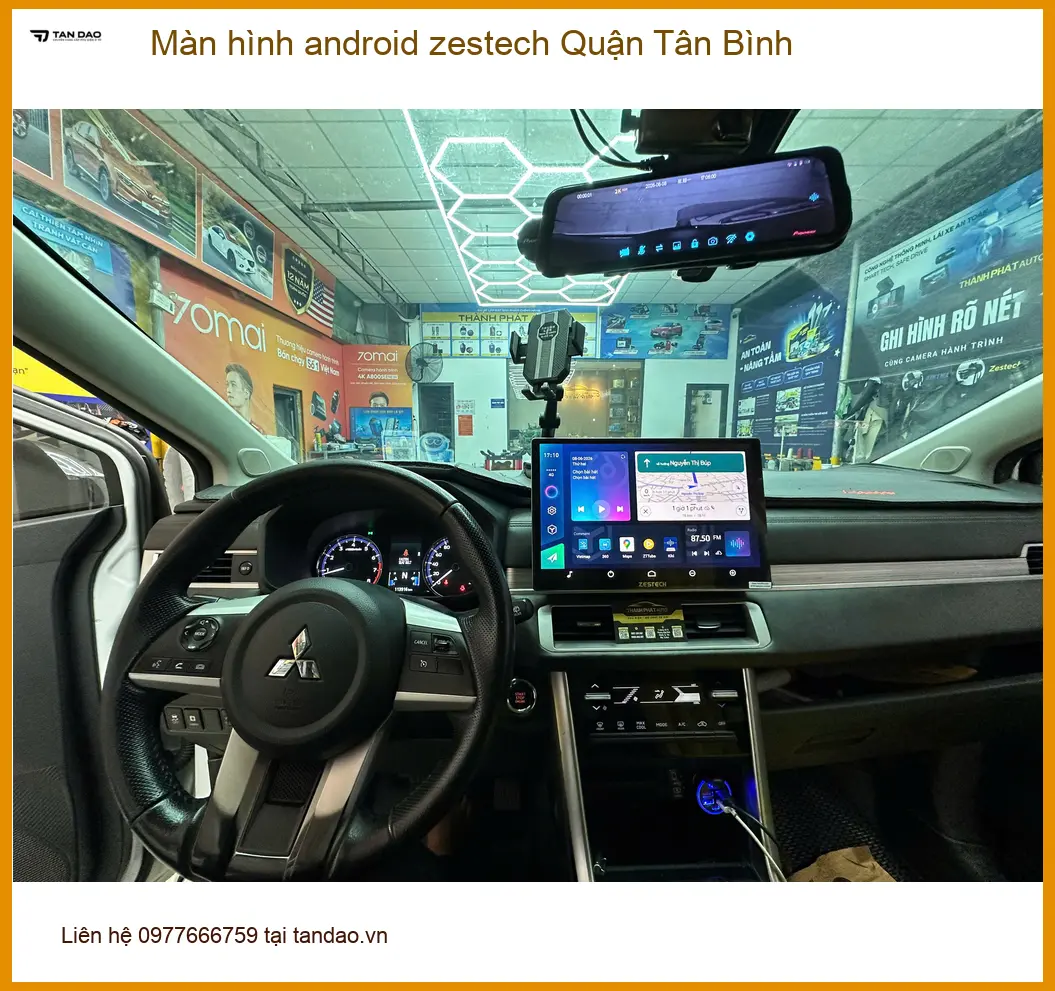 Trung Tâm Lắp Đặt Màn Hình Android Zestech Ô Tô Quận Tân Bình - Nâng Cấp Chính Hãng ảnh thực tế 2