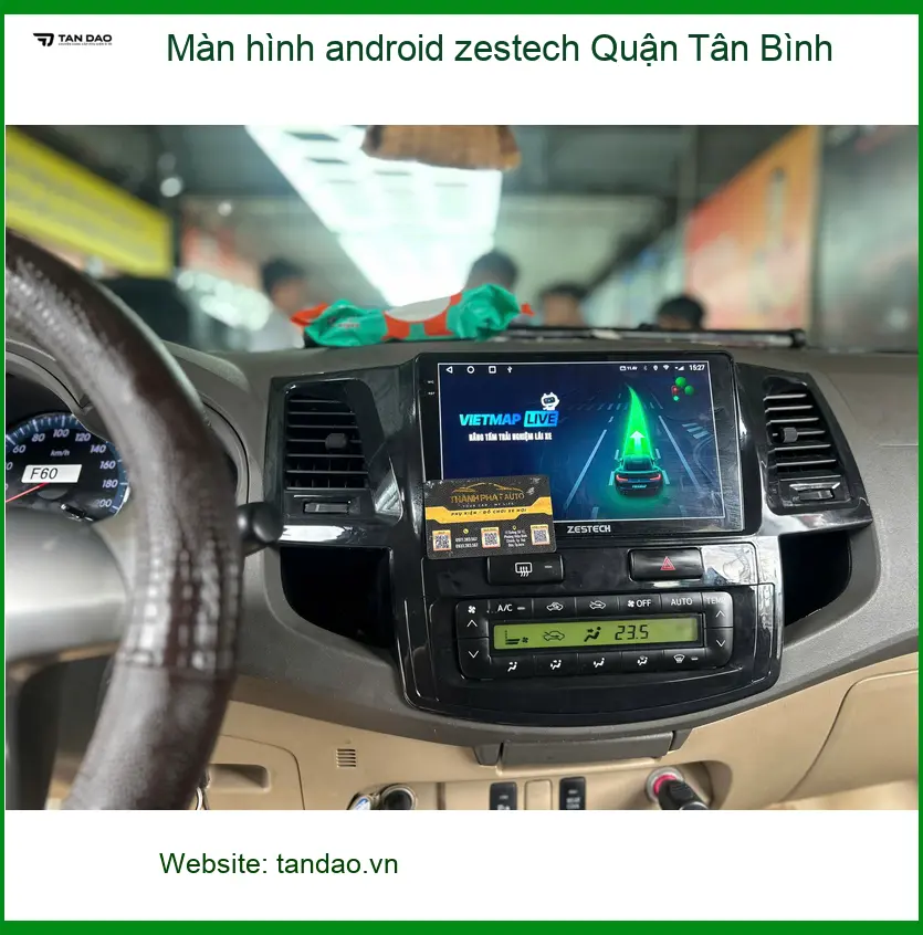 Trung Tâm Lắp Đặt Màn Hình Android Zestech Ô Tô Quận Tân Bình - Nâng Cấp Chính Hãng ảnh thực tế 3