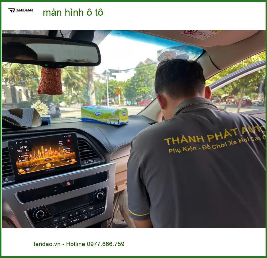 Chị Thảo lắp màn hình ô tô cho Kia K3 tại Bình Chánh để nâng cấp tính năng giải trí ảnh thực tế 3