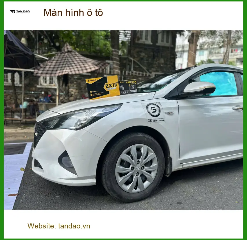 Anh Khải lắp màn hình ô tô Hyundai Accent tại Quận 6 để có Google Maps tiện lợi ảnh thực tế 3