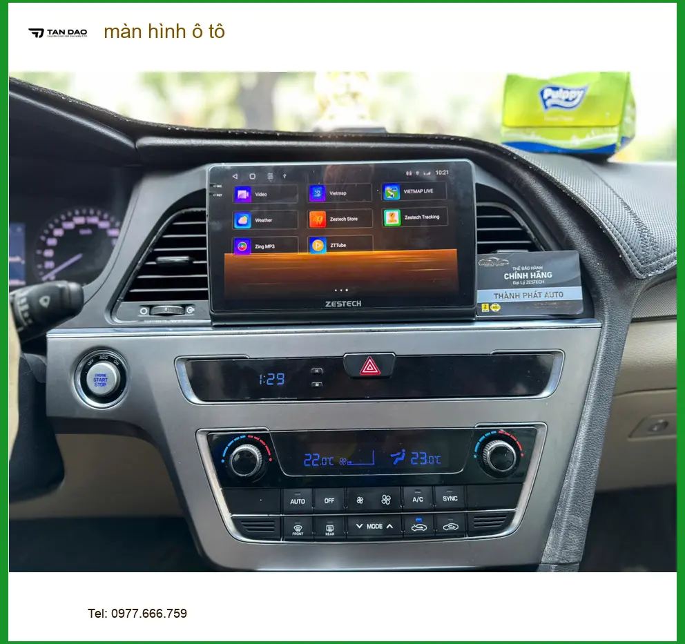 Anh Huy Hoàng nâng cấp màn hình ô tô Toyota Vios tại Thủ Đức ảnh thực tế 2