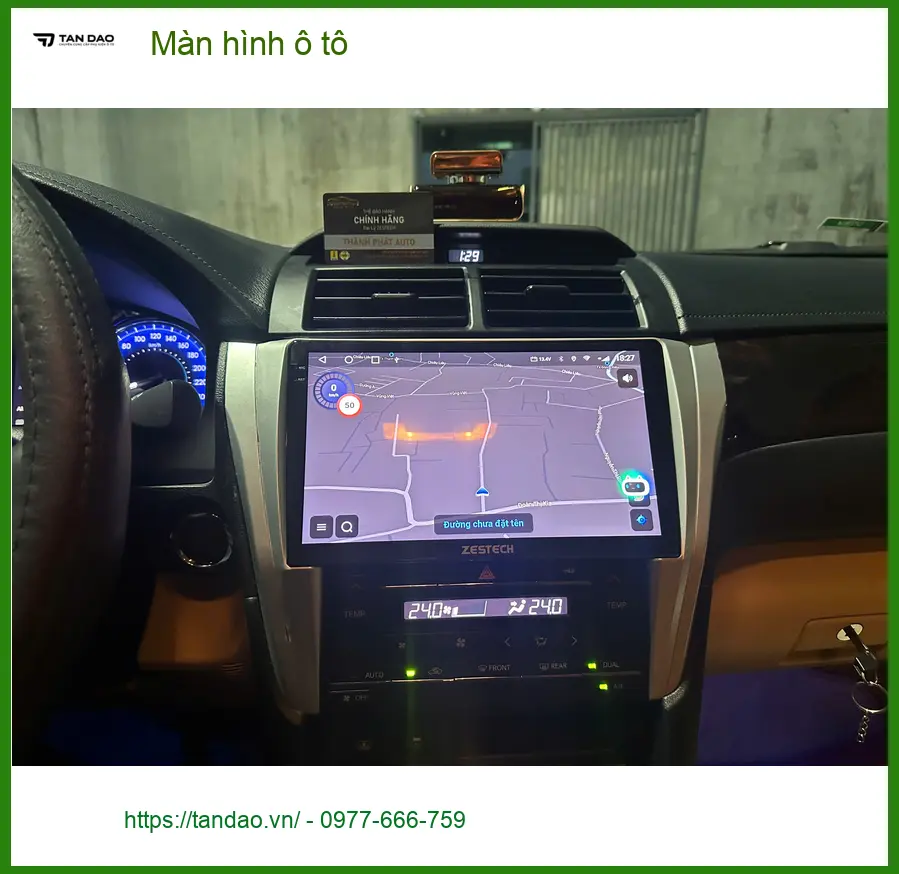 Anh Khang lắp màn hình ô tô cho xe Hyundai Accent tại Quận Thủ Đức ảnh thực tế 2